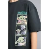 Defacto G8914A8AR211 Antrasit Star Wars Oversıze Bisiklet Yaka Kısa Kollu Tişört Erkek Çocuk