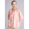 Defacto G8784AXPN111 Pembe Desenli Uzun Kollu Bluz