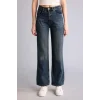 Defacto H4166AXNM28 Mavi 90s Wıde Leg Yüksek Bel Jean Yıkamalı Pantolon