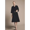 Defacto H0231AXBK81 Siyah Regular Fıt Yarım Kollu Midi Elbise