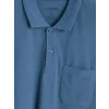 LCWAIKIKI Classic İndigo Polo Yaka Pike Erkek Tişört