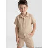 LCW Kids Bej Erkek Çocuk Gömlek ve Şort