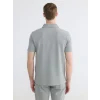 LCWAIKIKI Classic Gri Polo Yaka Erkek Tişört