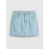 LCW Kids Mavi Kız Çocuk Jean Şort Etek