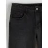 LCW Jeans Siyah Standart Kalıp Erkek Jean Şort
