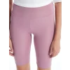 XSIDE Mor Kadın Beli Lastikli Ekstra Dar Fit Düz Şort Tayt
