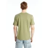 XSIDE Yeşil Bisiklet Yaka Kısa Kollu Baskılı Penye Erkek Tişört