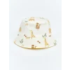 LCW baby Ekru Erkek Bebek Bucket Şapka