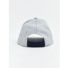 LCW ACCESSORIES Gri NY Nakışlı Erkek Çocuk Kep Şapka