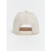 LCW ACCESSORIES Gri Yazı Nakışlı Erkek Çocuk Kep Şapka