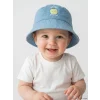 LCW baby İndigo Baskılı Erkek Bebek Bucket Şapka