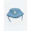 LCW baby İndigo Baskılı Erkek Bebek Bucket Şapka