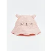 LCW baby Pembe Hayvan Figürlü Kız Bebek Bucket Şapka