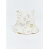 LCW baby Ekru Kulak Detaylı Erkek Bebek Bucket Şapka