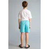 Defacto B7494A8TR174 Turkuaz Basic Düz Deniz Şortu Erkek Çocuk