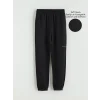 LCW Kids Siyah Kız Çocuk Soft Touch Jogger Eşofman Altı