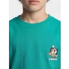 LCW Kids Yeşil Nostaljik Maymun Baskılı Erkek Çocuk Tişört