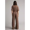 Defacto H3879AXBN558 Kahve Wıde Leg Krep Pantolon