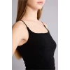 Defacto H6454AXBK81 Siyah Bodycon Vücudu Saran Maxi Elbise
