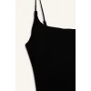 Defacto H6454AXBK81 Siyah Bodycon Vücudu Saran Maxi Elbise