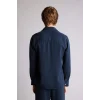 Defacto H0767AXNV175 Lacivert REGULAR FIT Akışkan Kumaş Gömlek