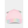 Defacto B7603A8PN1 Pembe 3D Simli Kumaş Cap Şapka Kız Çocuk