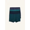Defacto H0705A8NV135 Lacivert Hayvan Desenli Penye 3lü Boxer Erkek Çocuk