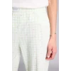 Defacto H2021AXGN1139 Yeşil Pijama Takımı Üst Kareli Alt