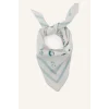 Defacto E6172AXBE2 Mavi Kadın Desenli Pamuklu Bandana