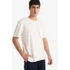 Defacto G1286AXER100 Ekru REGULAR FIT %100 Pamuk Tişört