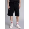 Defacto G4192AXNM40 Siyah %100 Pamuk Baggy Fıt Siyah Bermuda Şort