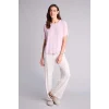Defacto G4618AXPR336 Mor Pijama Takımı Üst Desenli Alt