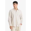 Defacto E7741AXER22 Ekru REGULAR FIT %100 Pamuk Gömlek