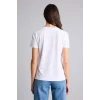 Defacto H2141AXWT79 Beyaz Relax Fıt Bisiklet Yaka Baskılı Kısa Kollu Tişört