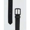 LCW ACCESSORIES Siyah Deri Görünümlü Erkek Kemer
