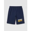 LCW Kids Beyaz Stumble Guys Baskılı Erkek Çocuk Şortlu Pijama Takımı