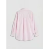 LCW Modest Pembe Çizgili Kadın Gömlek Tunik