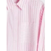 LCW Modest Pembe Çizgili Kadın Gömlek Tunik