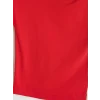 LCW Vision Kırmızı Bisiklet Yaka Kadın Crop