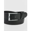 LCW ACCESSORIES Siyah Deri Görünümlü Metal Tokalı Erkek Kemer