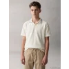 LCW Kids Ekru Polo Yaka Dokulu Erkek Çocuk Tişört