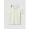 LCW Kids Ekru Polo Yaka Dokulu Erkek Çocuk Tişört