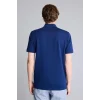 Defacto F9817AXIN131 İndigo Regular Fıt Kısa Kollu Polo Tişört