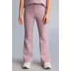Defacto H1239A8BR488 Bordo 2li Takım Geniş Paça Pantolon Tişört Kız Çocuk