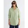 LCW EVERYDAY Yeşil Regular Fit Kadın Gömlek Tunik