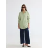 LCW EVERYDAY Yeşil Regular Fit Kadın Gömlek Tunik