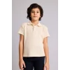 Defacto G7091A8ER233 Ekru Polo Tişört Gabardin Pantolon 2li Takım Erkek Çocuk