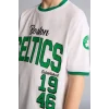 Defacto H2899A8WT34 Beyaz %100 Pamuk NBA Boston Celtıcs New Regular Fıt Bisiklet Yaka Kısa Kollu Tişört Erkek Çocuk
