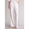 Defacto F5024AXWT32 Beyaz Wıde Leg Cepli Yüksek Bel Standart Boy Keten Karışımlı Pantolon