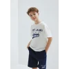 Mavi 6610474-70057 Mavi Jeans Baskılı Ekru Tişört